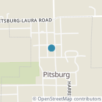Map location of 216 Jefferson St, Pitsburg OH 45358