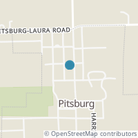 Map location of 222 Jefferson St, Pitsburg OH 45358