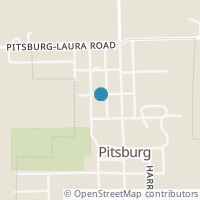 Map location of 227 Baker St, Pitsburg OH 45358