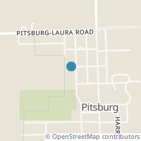 Map location of 226 Baker St, Pitsburg OH 45358