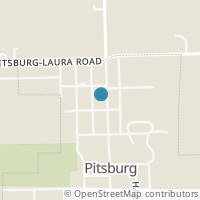 Map location of 314 S Jefferson St, Pitsburg OH 45358