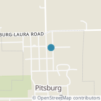 Map location of 323 S Jefferson St, Pitsburg OH 45358