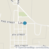 Map location of 10 Chestnut St, Laura OH 45337