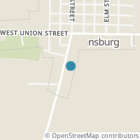 Map location of 134 S Main St, Hollansburg OH 45332