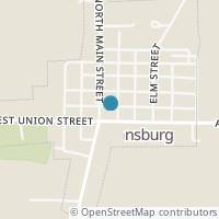 Map location of 110 N Main St, Hollansburg OH 45332