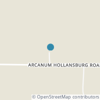 Map location of 708 Hollansburg Arcanum Rd, Hollansburg OH 45332