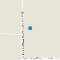 Map location of 2709 New Madison Coletown Rd, New Madison OH 45346