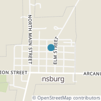 Map location of 139 Elm St, Hollansburg OH 45332