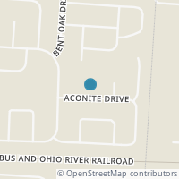 Map location of 8687 Aconite Dr, Blacklick OH 43004