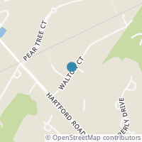 Map location of 725 Walton Ct, Moorestown NJ 8057