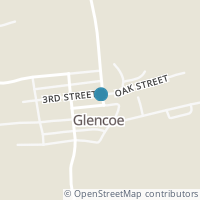 Map location of 50128 Oak St, Glencoe OH 43928