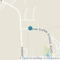 Map location of 12980 John Glenn School Rd, New Concord OH 43762