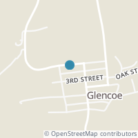 Map location of 4Th St, Glencoe OH 43928