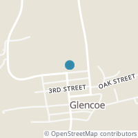 Map location of 50145 4Th St, Glencoe OH 43928