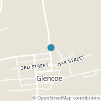 Map location of 4 Th St, Glencoe OH 43928