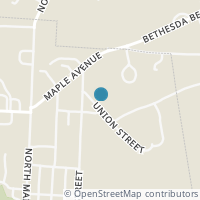 Map location of 106 Union St, Bethesda OH 43719