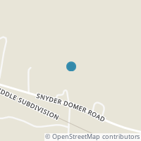 Map location of 4030 Snyder Domer Rd, Springfield OH 45502