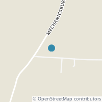 Map location of 9480 Loveless Rd, Mechanicsburg OH 43044