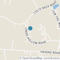 Map location of 7874 Creek Hollow Rd, Blacklick OH 43004