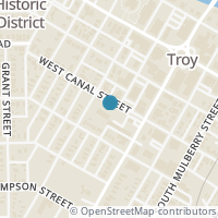 Map location of 106 W Canal St, Troy OH 45373