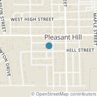 Map location of 102 W Hill St, Pleasant Hill OH 45359