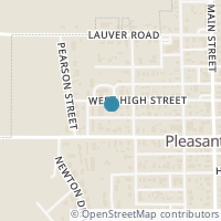 Map location of 209 W High St, Pleasant Hill OH 45359
