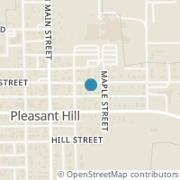 Map location of 107 E High St, Pleasant Hill OH 45359