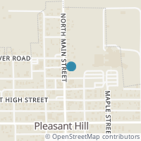 Map location of 205 N Main St, Pleasant Hill OH 45359