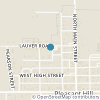 Map location of 111 Walnut St, Pleasant Hill OH 45359