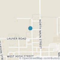 Map location of 312 N Church St, Pleasant Hill OH 45359