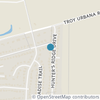 Map location of 1840 Hunters Ridge Dr, Troy OH 45373
