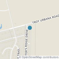 Map location of 1883 Hunters Ridge Dr, Troy OH 45373