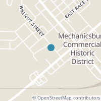 Map location of 17 Walnut St, Mechanicsburg OH 43044
