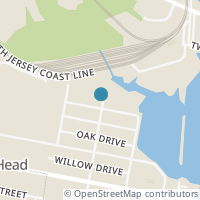 Map location of 158 Cranberry Ave, Bay Head NJ 8742