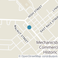 Map location of 127 N Main St #A, Mechanicsburg OH 43044