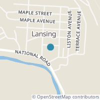 Map location of 55120 Lansing Terrace Ln, Bridgeport OH 43912
