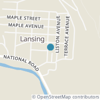 Map location of 68431 Lansing Ln, Bridgeport OH 43912