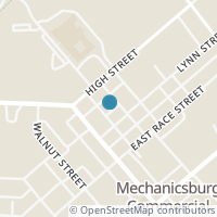 Map location of 47 School St, Mechanicsburg OH 43044