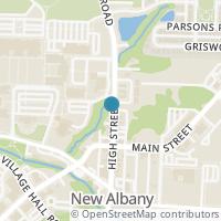 Map location of 45 High St, New Albany OH 43054