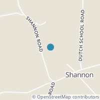 Map location of 9226 Shannon Rd, Frazeysburg OH 43822