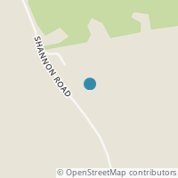 Map location of 9580 Shannon Rd, Frazeysburg OH 43822