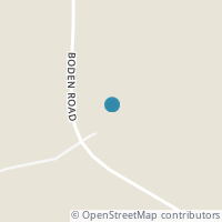 Map location of Boden Rd, Kimbolton OH 43749