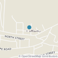 Map location of 70216 Irwin Rd, Lafferty OH 43951