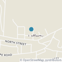 Map location of 70232 Irwin Rd, Lafferty OH 43951