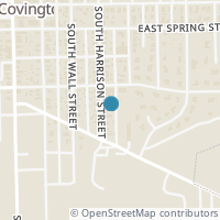 Map location of 324 S Harrison St, Covington OH 45318