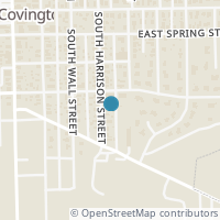 Map location of 318 S Harrison St, Covington OH 45318