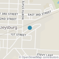 Map location of 107 N Canal St, Frazeysburg OH 43822