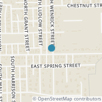 Map location of 524 E Walnut St, Covington OH 45318