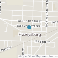 Map location of 88 2Nd St, Frazeysburg OH 43822