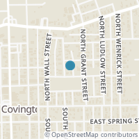 Map location of 210 College St, Covington OH 45318